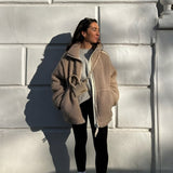 Mille™ | Élégant manteau en teddy au design nordique