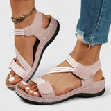 Sandales Roses avec Boucle Dorée Femme | Sophistiquées Été