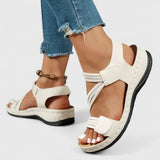 Sandales Roses avec Boucle Dorée Femme | Sophistiquées Été