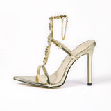 Mille | Chaussures à Talons avec Strass
