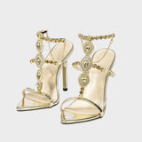 Mille | Chaussures à Talons avec Strass