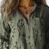 Mille | Blouse vintage avec motif