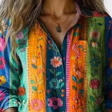 Mille | Blouse vintage avec motif