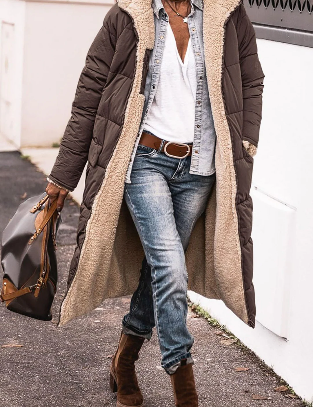 Millie™ | Manteau réversible premium