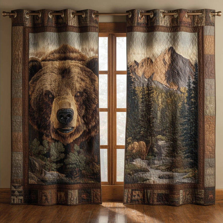 Mountain Pursuit Quilted Curtains NCU0PT10130