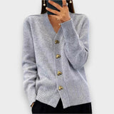 Armelle | Cardigan Élégant avec Boutons en Forme de Cœur