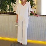 Martha - Ensemble confortable avec jambes larges