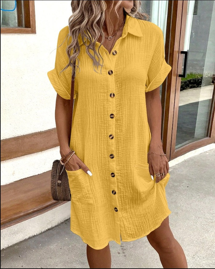 Marrit™ | Robe chemise avec boutons