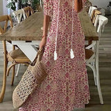 Amalia | Robe Maxi Vintage Bohème