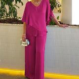 Martha - Ensemble confortable avec jambes larges