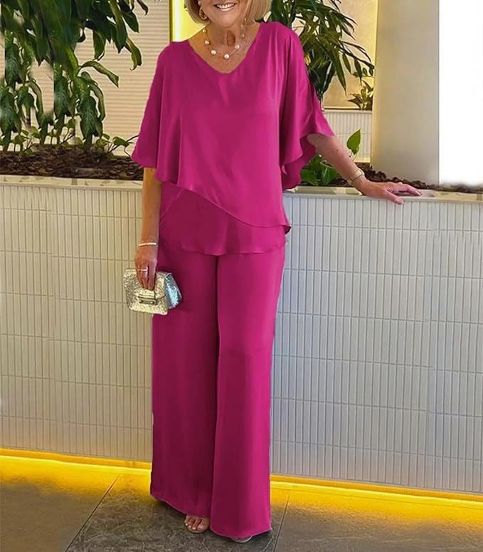 Martha - Ensemble confortable avec jambes larges