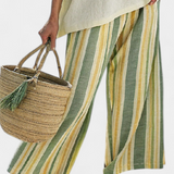 Caterina – haut sophistiqué et pantalon à rayures