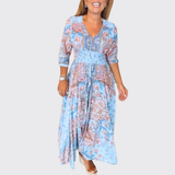 Anita™ | Élégante robe maxi boho avec ceinture