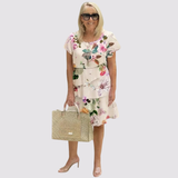 Ellie™ | Robe à couches avec imprimé floral