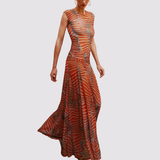 Giannina™ | Robe longue élégante avec imprimé