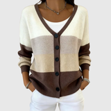 Tara| Cardigan en Maille Douce avec Boutons