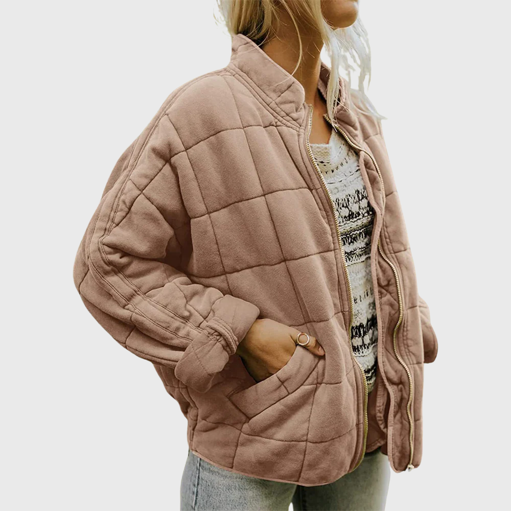Ruth | Veste Stylée avec Fermeture Éclair