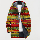 Xanthe - Manteau à Rayures Ethniques