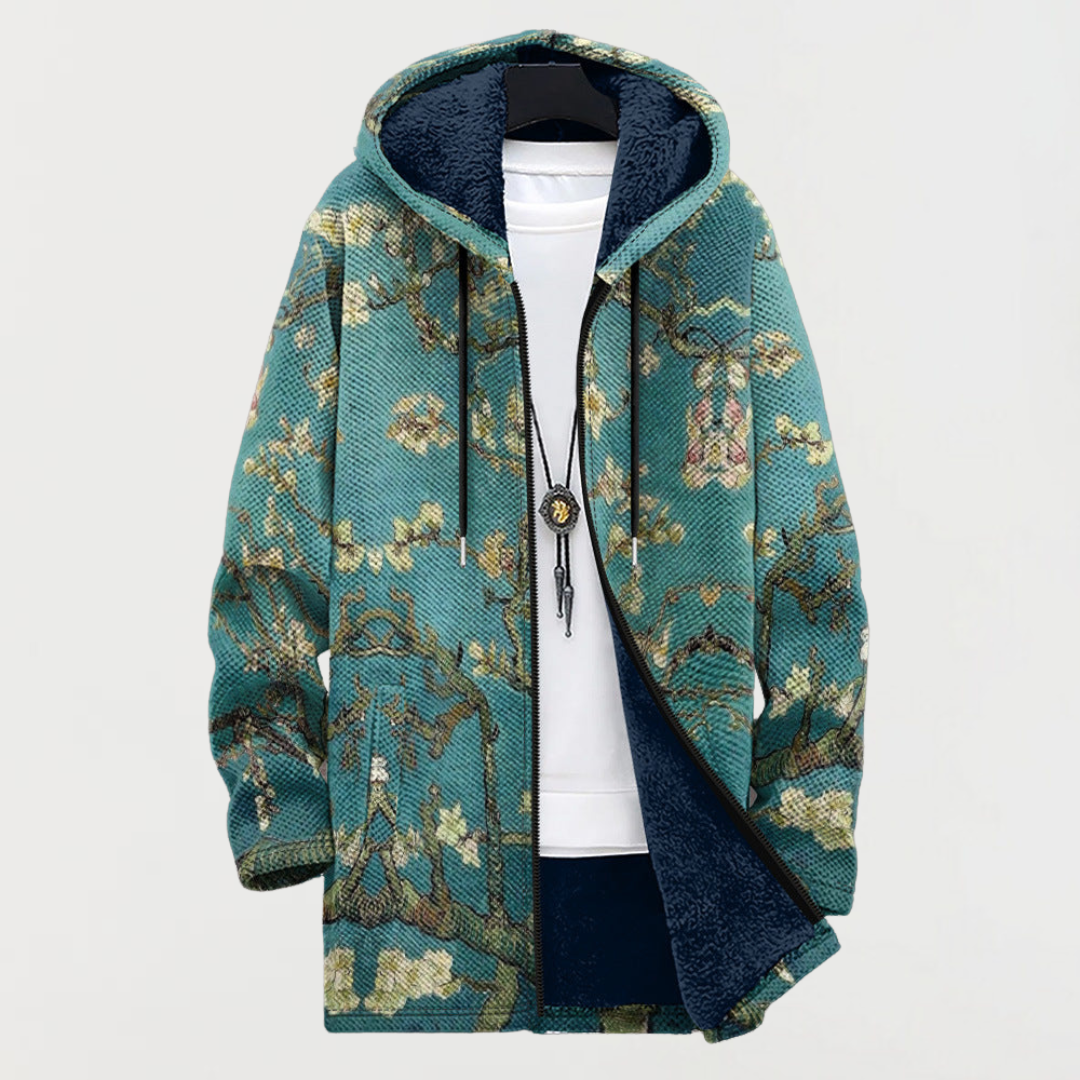 Eimear - Manteau en Design Floral Artistique
