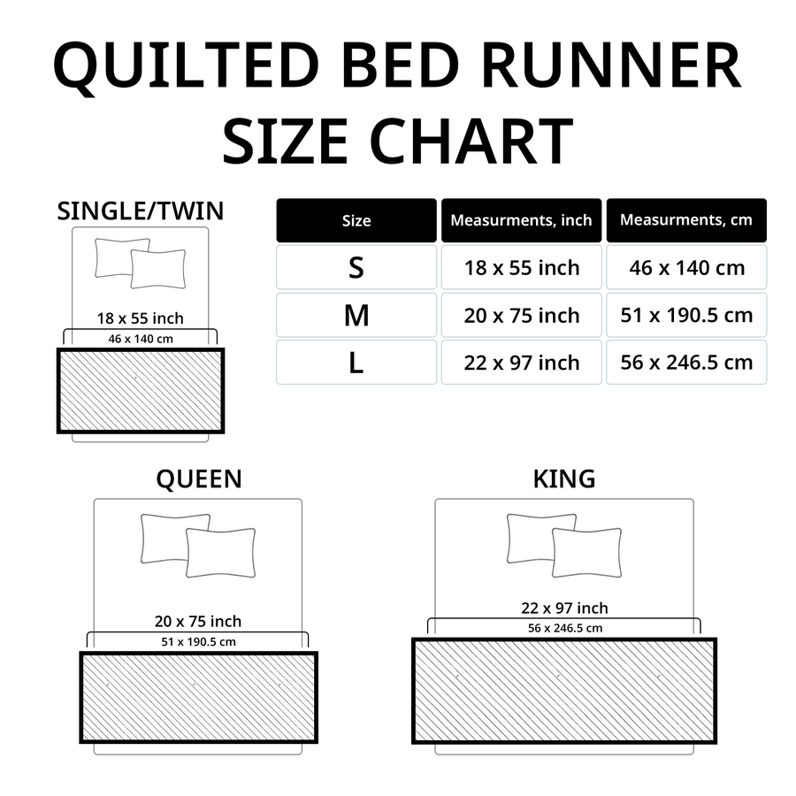 Luminous Hover Quilted Bed Runner NCU0PT8421