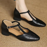 Mary Janes Classiques À Boucle Latérale Femme | Élégantes Printemps