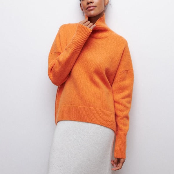 Katrielle - Pull Col Montant Confortable