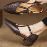 Mary Janes Classiques À Boucle Latérale Femme | Élégantes Printemps