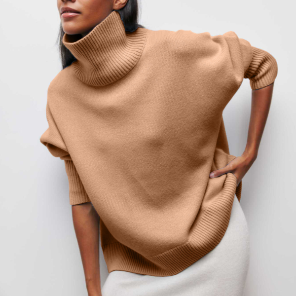 Katrielle - Pull Col Montant Confortable