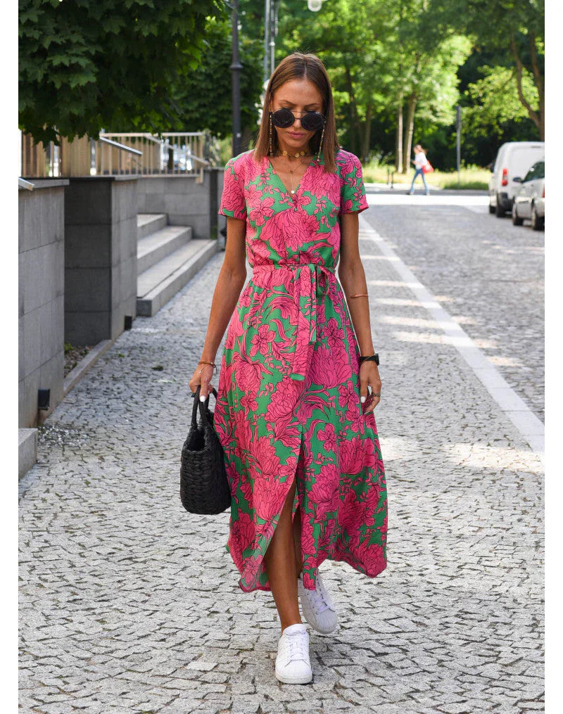 Sabrina™ | Robe élégante avec décolleté en V