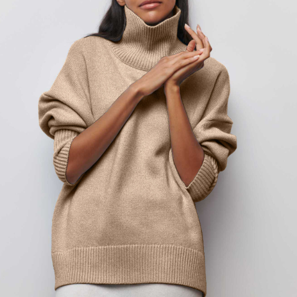 Katrielle - Pull Col Montant Confortable