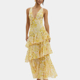 Isa | Robe maxi florale élégante