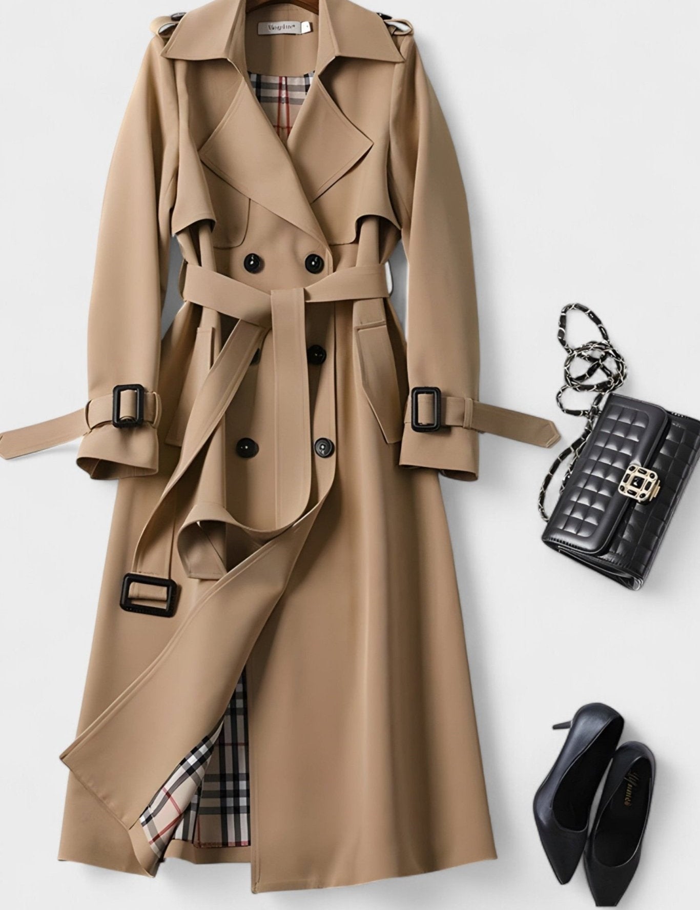 Saara™ | Manteau élégant avec ceinture à la taille