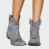 Sára - Bottines rétro style cowboy