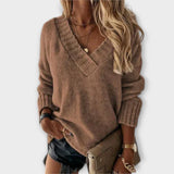 Jane - Pull V-Cou Confortable