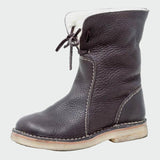Valerie - Bottes en cuir imperméables avec doublure en laine