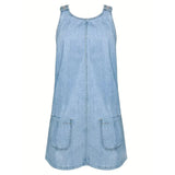 Saylor™ | Robe décontractée style denim
