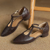 Mary Janes Classiques À Boucle Latérale Femme | Élégantes Printemps