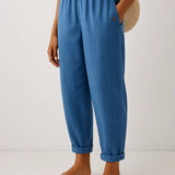 Cristina - Pantalons en Lin et Coton