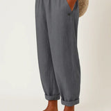 Cristina - Pantalons en Lin et Coton