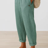 Cristina - Pantalons en Lin et Coton