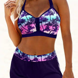 Janette - Bikini à taille haute en rib