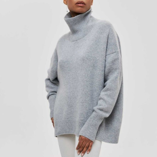 Katrielle - Pull Col Montant Confortable
