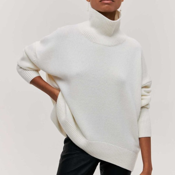 Katrielle - Pull Col Montant Confortable