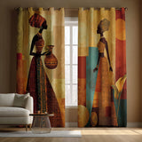 Shared Steps Quilted Curtains NCU0DK11750
