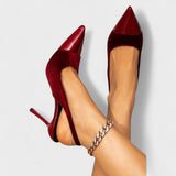 Solveig | Stiletto en Velours