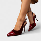 Solveig | Stiletto en Velours