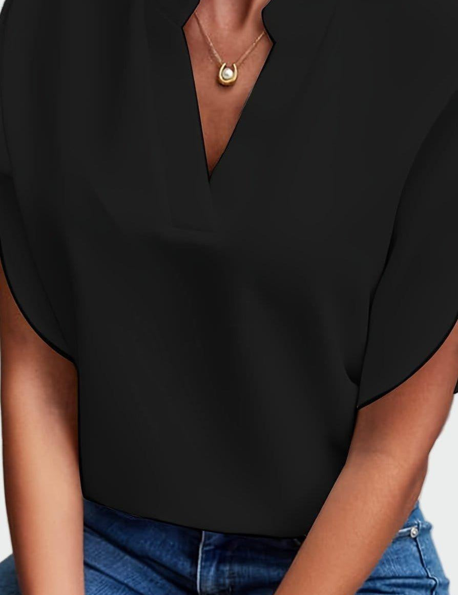 Stine | Blouse à Décolleté en V