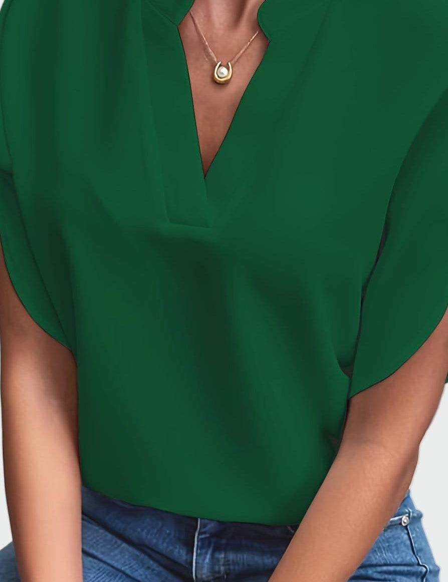 Stine | Blouse à Décolleté en V