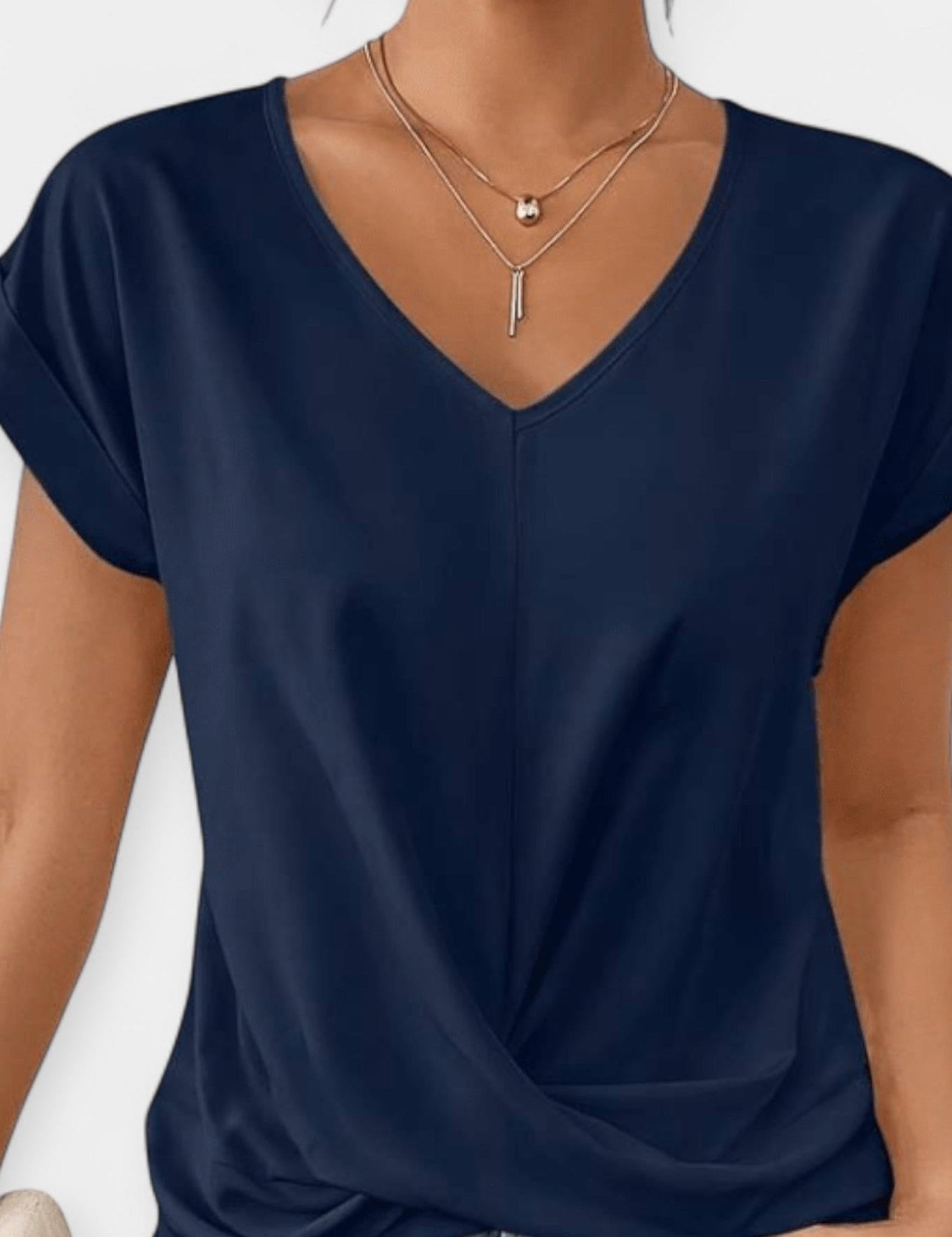 Stine | Blouse à col en V