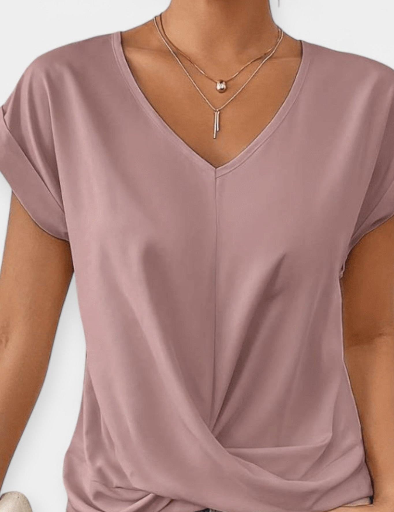 Stine | Blouse à col en V